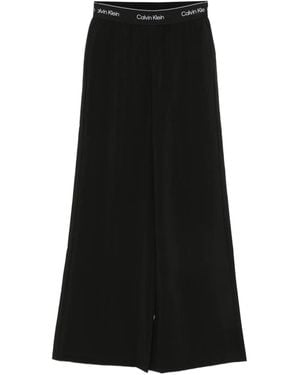 Calvin Klein Pantalones con logo en la cinturilla - Negro