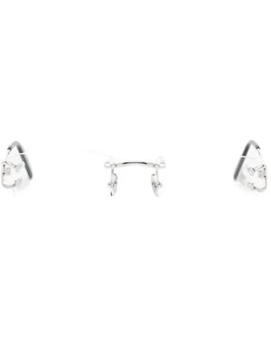Cartier Décor C Rimless Glasses - White