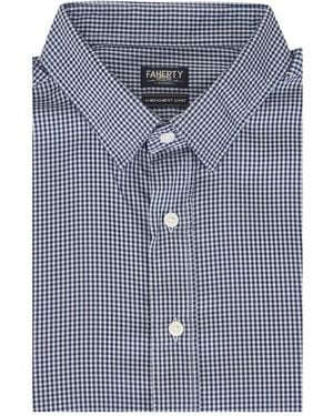 Faherty Overhemd Met Polokraag - Blauw