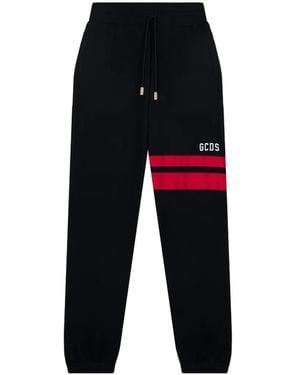 Gcds Logo-Print Track Pants - Black
