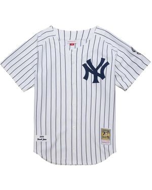 Mitchell & Ness Mlb Yankees 2014 Derek Jeter Shirt - White