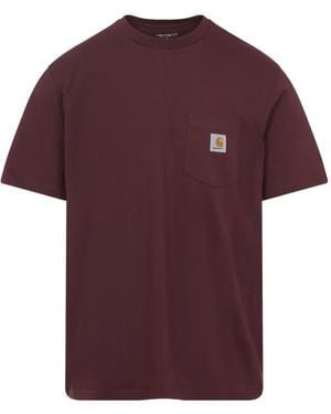 Carhartt Patch-Pocket T-Shirt - Red