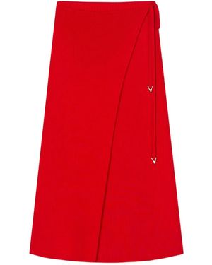 Aeron Falda acampanada con doble capa - Rojo