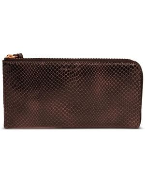 Dries Van Noten Large Leather Wallet - Brown