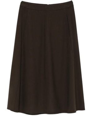 Marc O' Polo A-Line Midi Skirt - Black