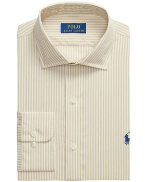 Polo Ralph Lauren Striped-Print Long-Sleeve Shirt - White