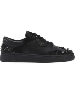 Giuseppe Zanotti Gz94 Embroidery - Black