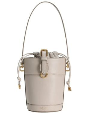 Dolce & Gabbana Logo Bucket Bag - White