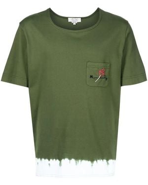 Nick Fouquet Two-tone Short-sleeved T-shirt - Green