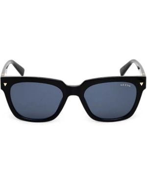 GUESS EYEWEAR Square-Frame Sunglasses - Blue