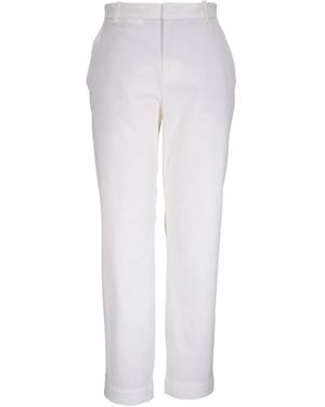 Vince Stretch-Cotton Trousers - White