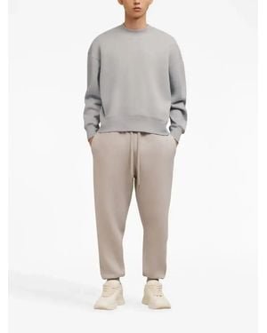 Ami Paris Logo-Patch Sweatshirt - Grey