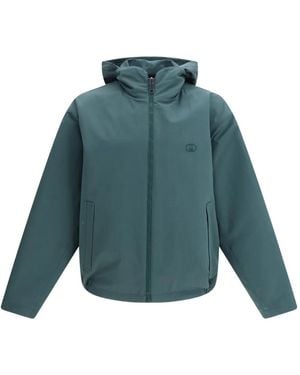 Gucci Ripstop Hooded Jacket - Blue