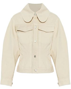 By Malene Birger Geknöpfte Villies Jacke - Weiß