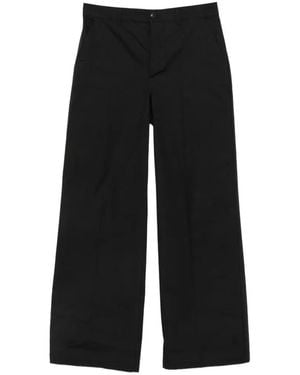 Rick Owens Pressed-Crease Pants - Black