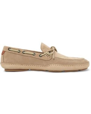 Lottusse Sporting Boat Shoes - White