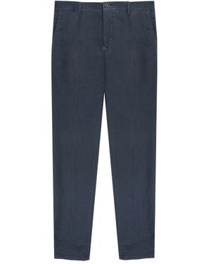 Slowear Moleskin Cotton Trousers - Blue