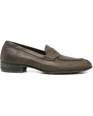 Guidi Mocassins À Effet Usé - Grey