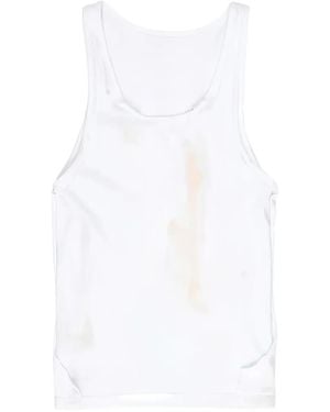 ALEXANDER DIGENOVA Layered Vest - White
