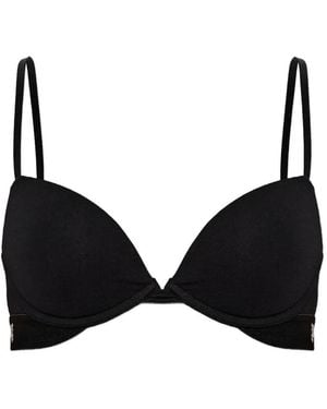 Palm Angels Push-Up-Bhs Mit Logo-Streifen - Schwarz