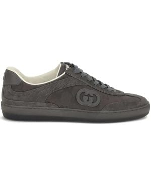 Gucci G75 suede sneakers - Gris