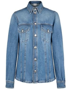 Tod's Hemd Aus Leichtem Denim - Blau