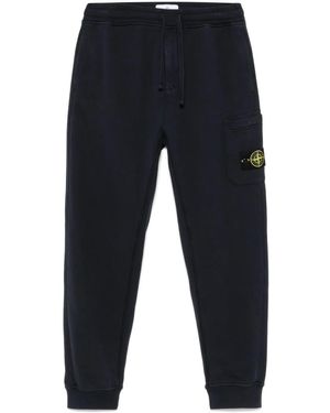 Stone Island Compass-Badge Track Trousers - Blau