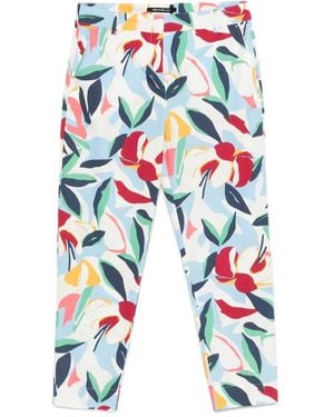 Pennyblack Floral-Print Pants - White
