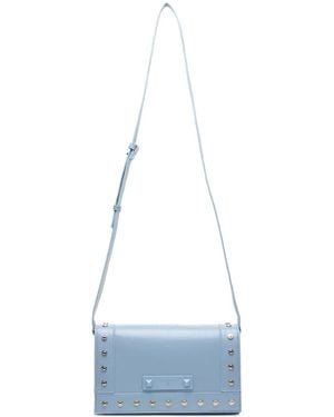 Iceberg Jeans Schultertasche Mit Nieten - Blau