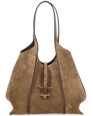 Tod's T Timeless Shopping Bag - Brown