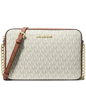 Michael Kors Large Jet Set Cross Body Bag - Gris