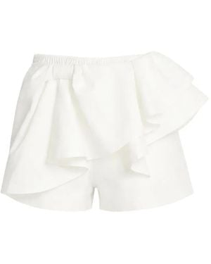 ShuShu/Tong Ruffled Mini Skirt - White