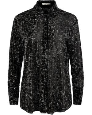 Alice + Olivia Camisa Finely con botones - Negro