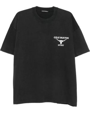 Cole Buxton T-Shirt Con Stampa - Nero