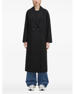 A.P.C. Manteau En Laine À Boutonnière Croisée - Noir