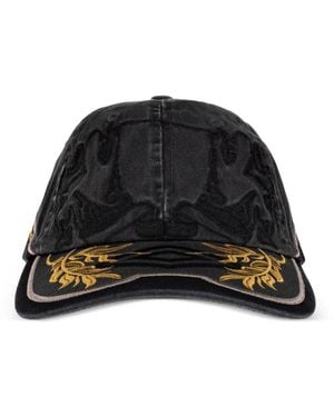 Umbro X Slam Jam Logo-Embroidered Baseball Cap - Black