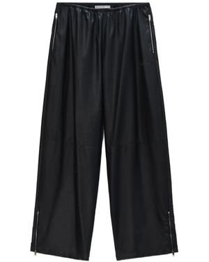 Alexander Wang Zip Leather Pants - White