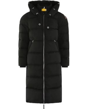 Parajumpers Panda Hooded Puffer Coat - Black