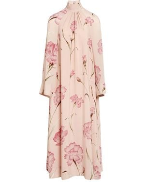 Giambattista Valli Floral High-Neck Dress - Pink