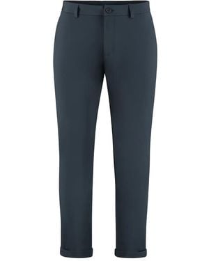 THE (Alphabet) Cuffed Tailored Pants - Blue