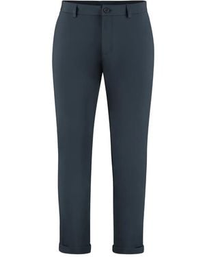 THE (Alphabet) Cuffed Tailored Pants - Blue