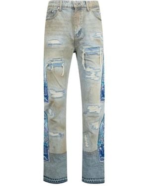 Who Decides War Winter Mechanic Jeans - Blauw