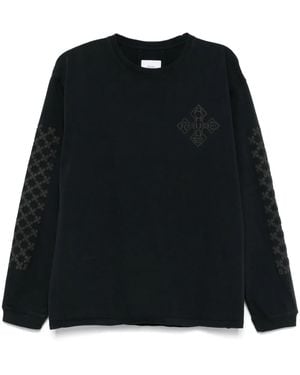 Rhude Cross-Logo Sweatshirt - Black