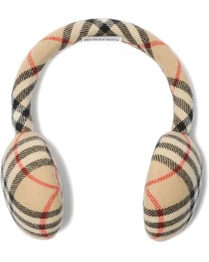 Burberry Vintage Check Earmuffs - Metallic