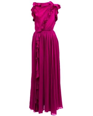 Ulla Johnson Saanvi Cascading Dress - Purple