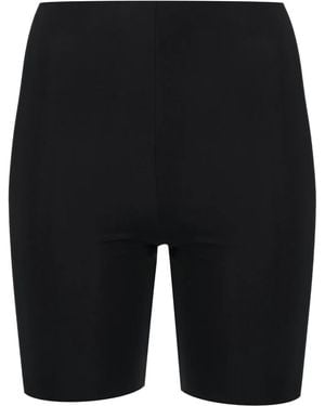 Jil Sander High-Waisted Biker Shorts - Black