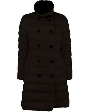 Moorer Doppelreihige Steppjacke - Schwarz