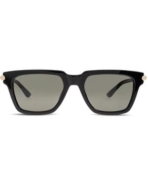 McQueen Icon Sonnenbrille Mit Eckigem Gestell - Grau