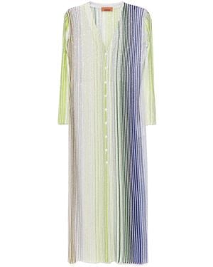 Missoni Long Cardigan Dress - Blue