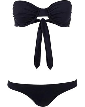 Melissa Odabash Slip Bikini Barbados - Nero